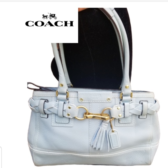 Coach Handbags - Coach Hampton pebbled leather tote